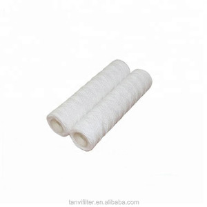 Purificación de agua 5 micras 10 micras fibra de vidrio PP 10 20 30 40 pulgadas cartucho de filtro de cuerda enrollada para filtración de sedimentos - Product Image 2