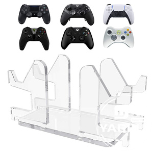 Yageli Clear Acrylic Best Game Controller Holder Compatible PS3 4 5 <strong>Xbox</strong> One <strong>Xbox</strong> <strong>360</strong> Acrylic Bracket Controller Organizer - Product Image 1