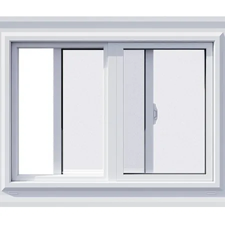 Top Selling Factory Outlet UPVC/PVC Sliding Window Plastic Sliding Window with Double Tempered Glass