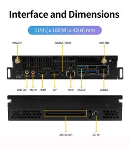 QDE OPS I5 I3 I7 Mini PC 4k Operation Module Interactive Panel <strong>X86</strong> Operation <strong>Embedded</strong> <strong>Computers</strong> for Advertising Media <strong>Computer</strong> - Product Image 3