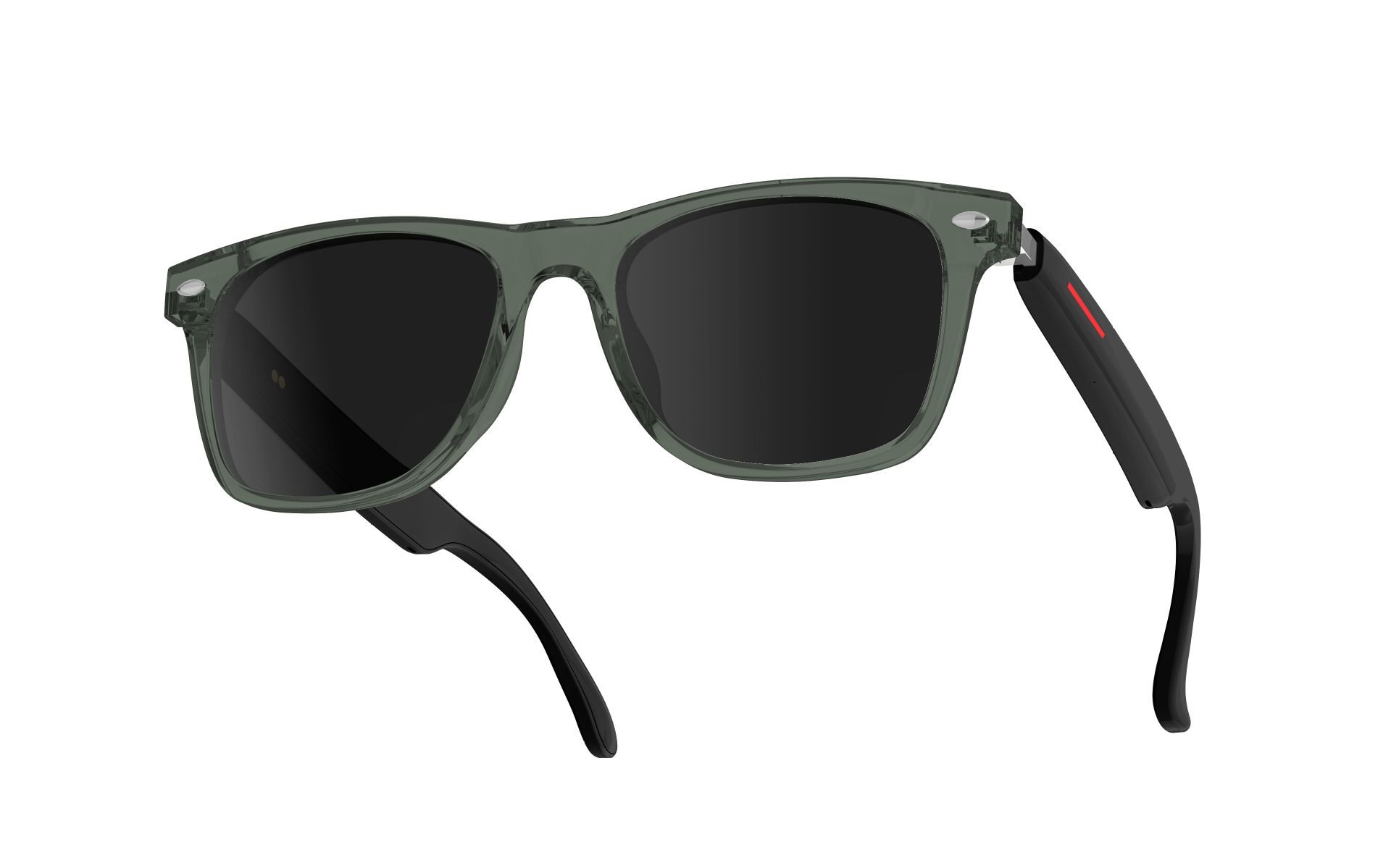 Dark green frame + black lenses