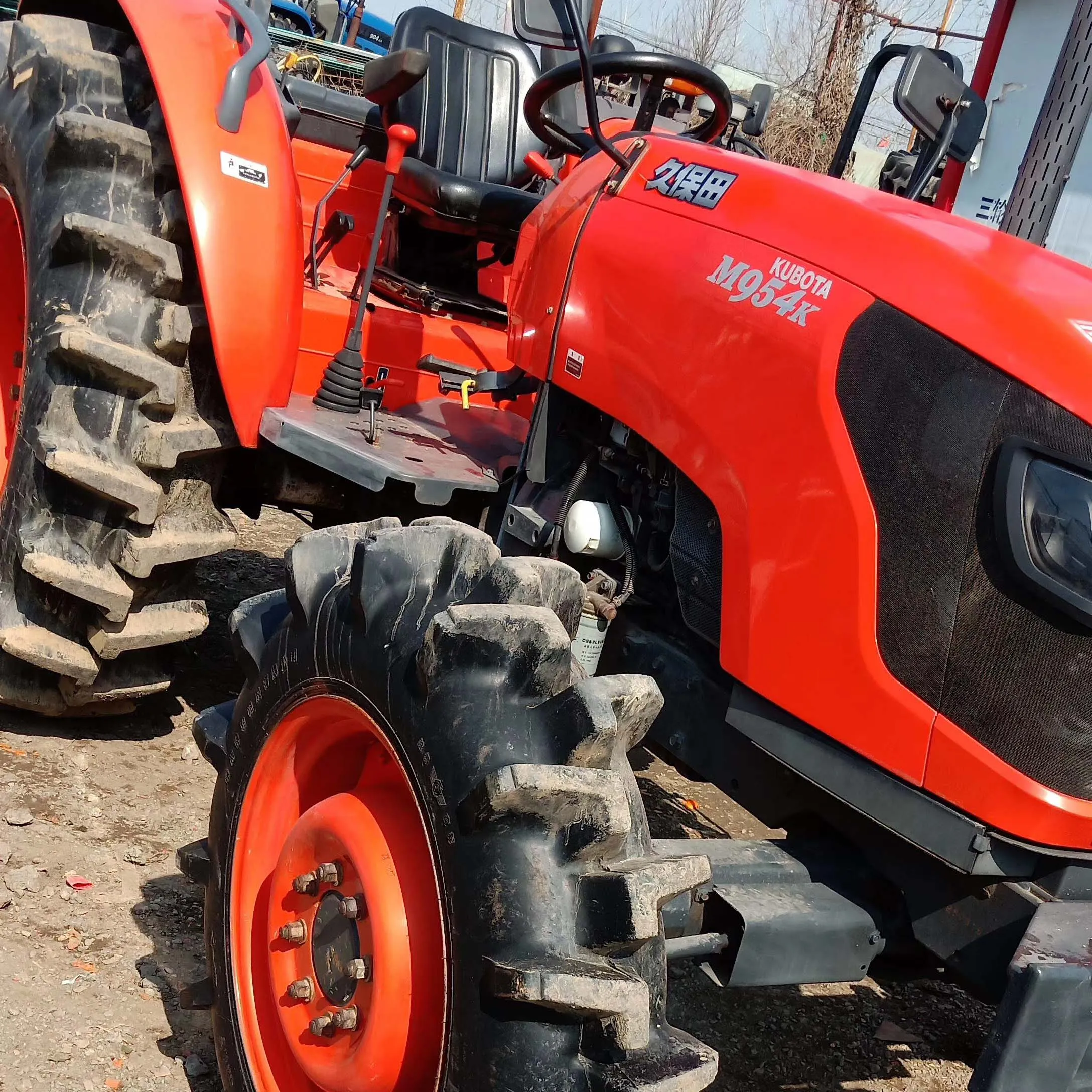 Barato 70hp 85hp tractor kubota fazenda 95hp 4wd tratores para a agricultura tractores usados para a venda