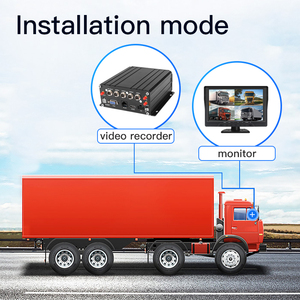 Hỗ Trợ Đặt Hàng Số Lượng Lớn 4 Kênh Full Hd 1080P Xe Dvr HHD Xe Mdvr 10.1 Inch VGA Đĩa Cứng 4G + WIFI + GPS Set - Product Image 5
