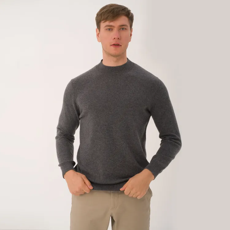 주문 스웨터 니트 플러스 크기 점퍼 모직 터틀넥 100% 순수한 호화스러운 캐시미어 천 스웨터 남자