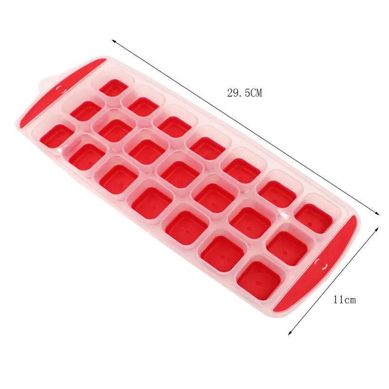 Hot 21cube Ice Cube vassoio Easy Pop Maker Ice Cube stampo in Silicone di plastica