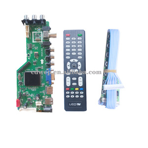 RR52C.81A液晶数字电视主板，带DVB-T2/DVB-T通用发光二极管电视主板2AV，带S2发光二极管电视驱动板 - Product Image 4