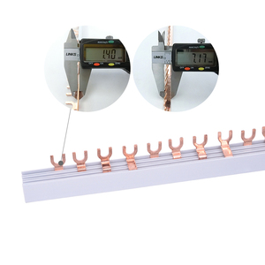 Pin /Fork Type Copper Comb Bus bar for Circuit Breaker 80A 1p/2P/3P - Product Image 6