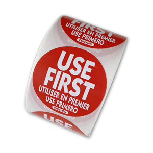 High Quality Custom Inventory Control Tags Removable Adhesive Restaurant Quality Food Labels Use First <strong>Stickers</strong> <strong>1.5</strong> &quot; Diameter