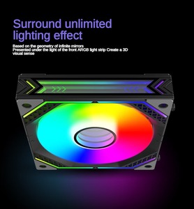 Custodia per Computer assemblaggio Wireless Building Block Kit ventola RGB, Software per cavi Smart PWM Control 5V ARGB nero/bianco - Product Image 5