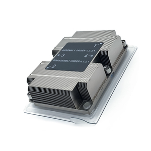 <strong>1u</strong> Server Cpu <strong>Heatsink</strong> for Intel LGA3647 145w Server Aluminum Fin Processor Cooling With 3 Copper Heat Pipe Cpu Cooler Heat Sink - Product Image 1