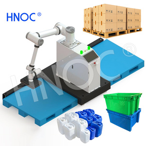 HNOC 4 assi sacchetto di cartone robotizzato palettizzazione sistema di imballaggio 50kg Stacking Robot Palletizer per la borsa - Product Image 1