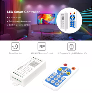 SP602E BT Pixel RF 16 Tasten Fernbedienung DC5-24V 4 Kanäle Telefons teuerung RGB Pixel Led Controller
