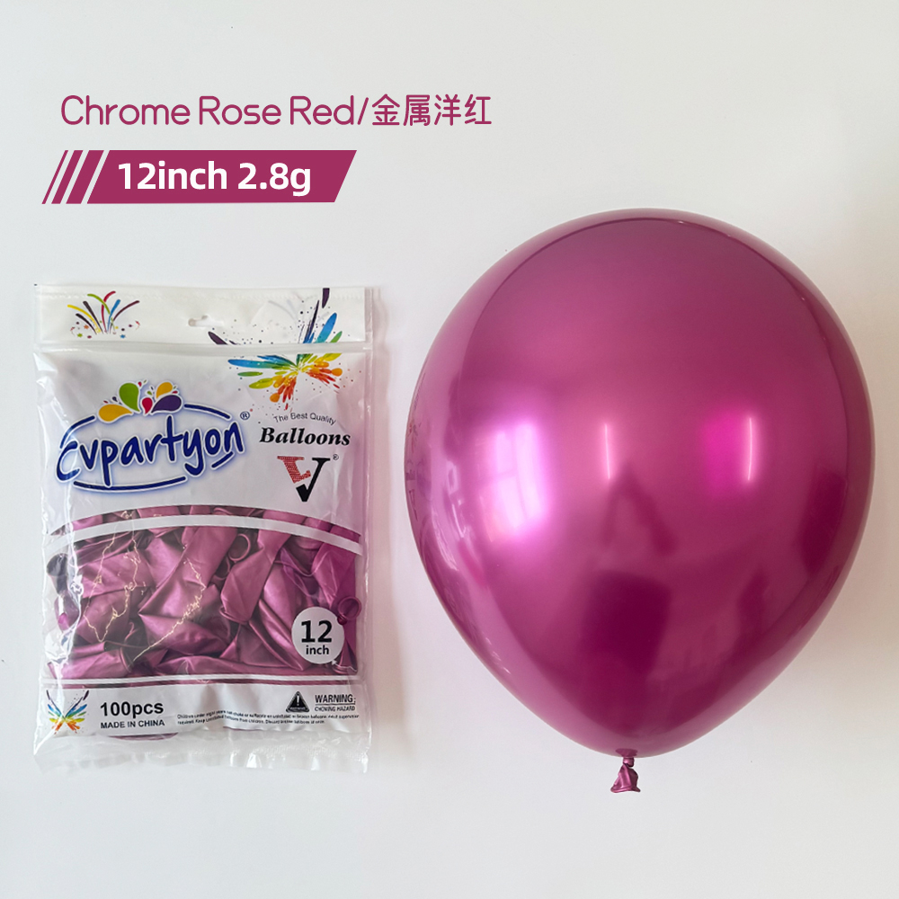 CHROME ROSE RED