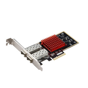 Fibra ottica Gigabit Dual-port Server fibra ottica scheda di rete I350 Chip di espansione scheda di rete Desktop Computer - Product Image 1