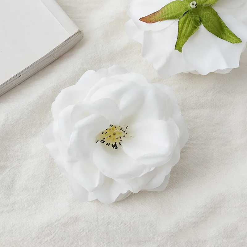 Holesale-cabezas de flores de peonía de alta gama, artesanías hechas a mano, paredes de boda, paisaje y flores artificiales