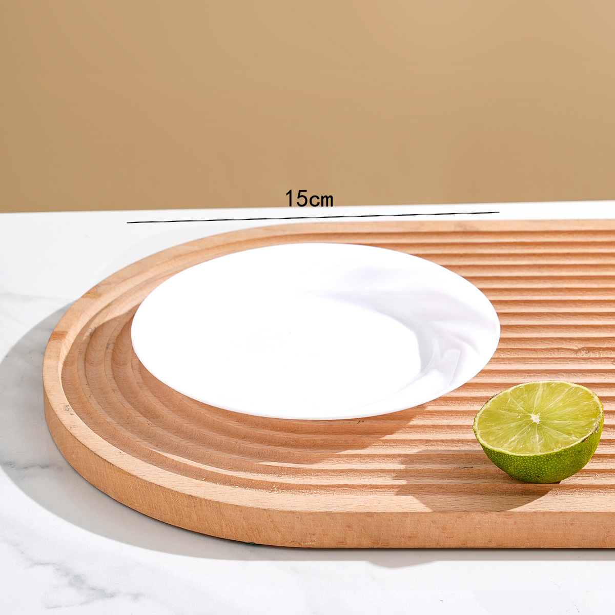 Assiette à pâtes 15 cm - blanche