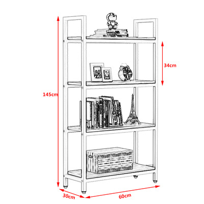 4-Tier W60cm