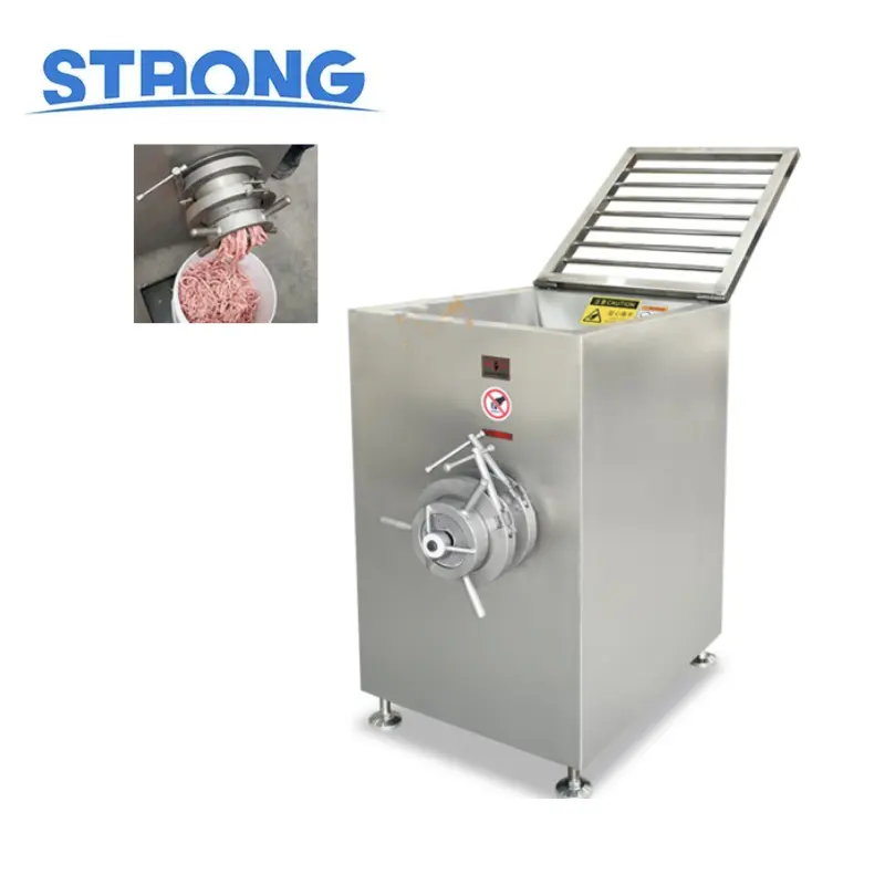 High Quality Industrial Use Meat Processing Machinery Big Block Fresh Mince Meat Machine Frozen Meat Grinder 3-year warr machine
