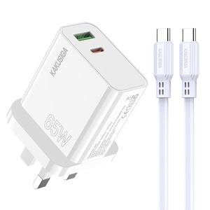 KAKU/KAKUSIGA yeni varış 99% dijital cihazlar ile uyumlu küçük PD65W çift bağlantı hızlı şarj (1C1A) şarj seti - Product Image 2