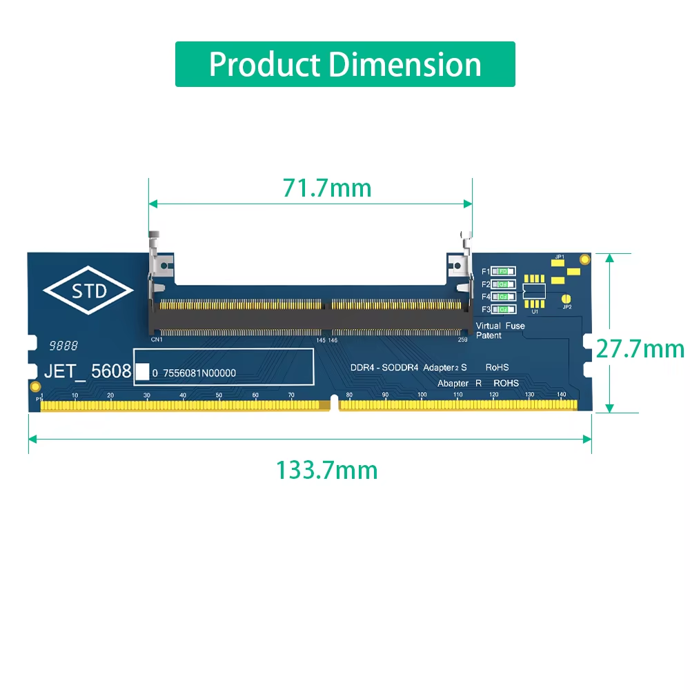 DDR4อะแดปเตอร์ RAM เป็นเดสก์ท็อป