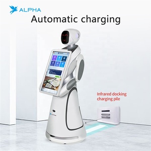 Robot di servizio intelligente programmabile per stazioni aeroporti Hotel di benvenuto Robot di accoglienza con 21.5 pollici grande schermo - Product Image 3