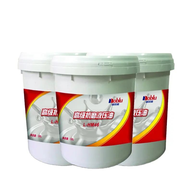 Noblu marca fluido hidráulico Anti-oxidación de aceite lubricante de productos petroquímicos de aceite hidráulico