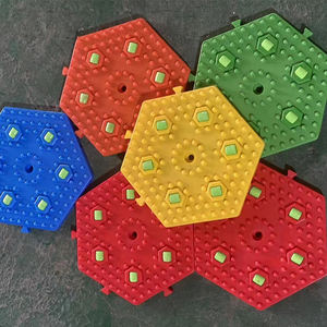 Açık aile oyunu çocuklar ve yetişkinler eğlence parkı güçsüz plastik renkli gökkuşağı slayt binmek - Product Image 5