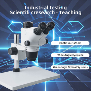 HD 6.5X-65X microscopio digitale trinoculare Wireless LED grande Base per comodo telefono cellulare PCB circuito LCD riparazione saldatura - Product Image 4