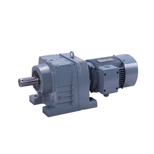 <strong>High</strong> Quality Electric R Series Helical Worm <strong>Gearbox</strong> <strong>Speed</strong> <strong>Reducer</strong> for Right Angle Transmission Geared Reduction Motors