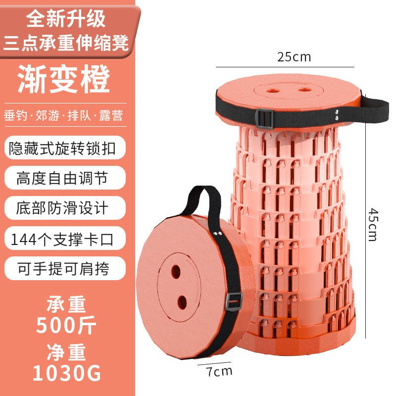 3-Clip Buckle - Gradient Red