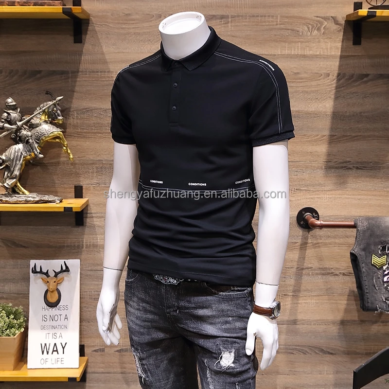 Wholesale Cotton Plain Blank Casual Quick Dry Breathable Short Sleeve Men Clothes comfortable Print Golf Polo Tee Shirts