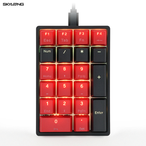 カスタムBluetoothホットスワップGK21s USBナンバーパッド数字キーパッドカスタム21キーキーパッド機械式キーボードキット - Product Image 2