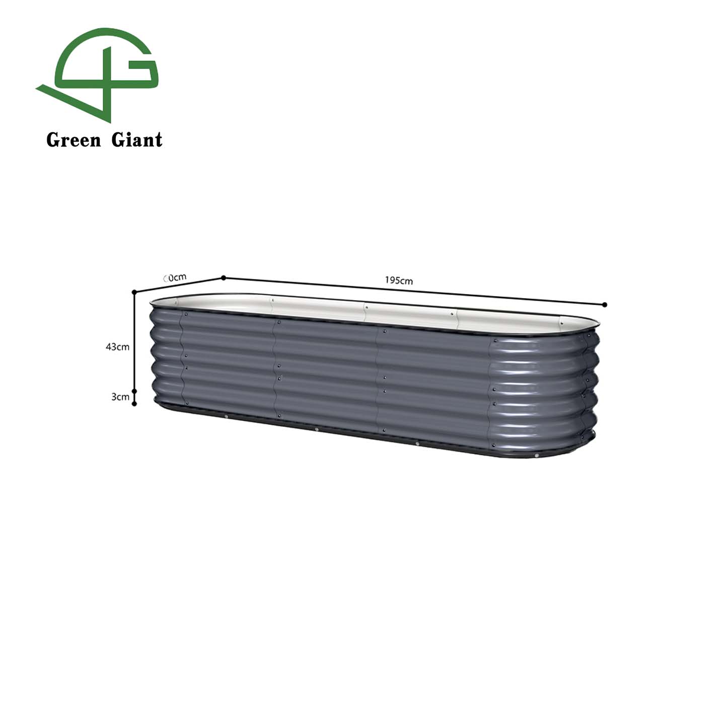 195x60x46cm-With base but no wheels