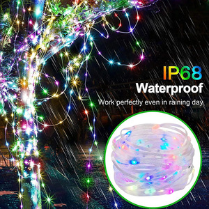 LEDEAST PD0461 LED RGB Fairy String Lights Control de aplicación móvil Iluminación LED de Navidad 10M 20M Lámpara de decoración de boda de Año Nuevo - Product Image 5