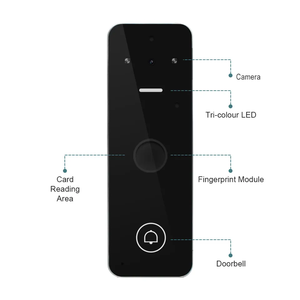 Il più nuovo citofono vocale Full duplex con campanello intelligente, controllo accessi videocitofono WiFi Tuya con Scanner di impronte digitali - Product Image 3