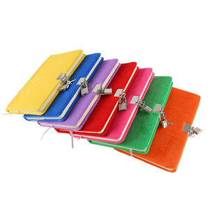 Mini diario ejecutivo de terciopelo con forma de corazón para chica, Notebook con cerradura, compra en línea - Product Image 1