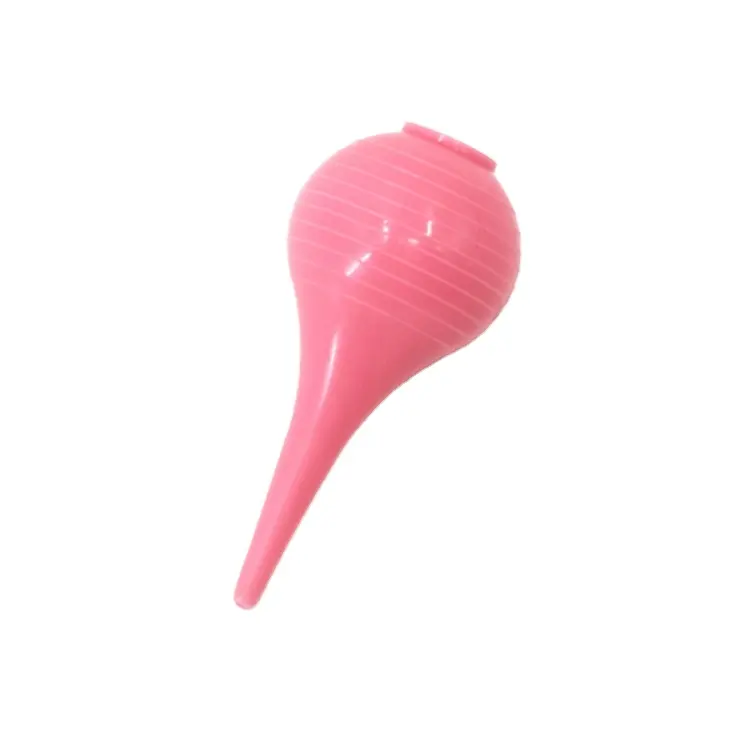 BPA free & hospital grade silicone pink nasal aspirator baby