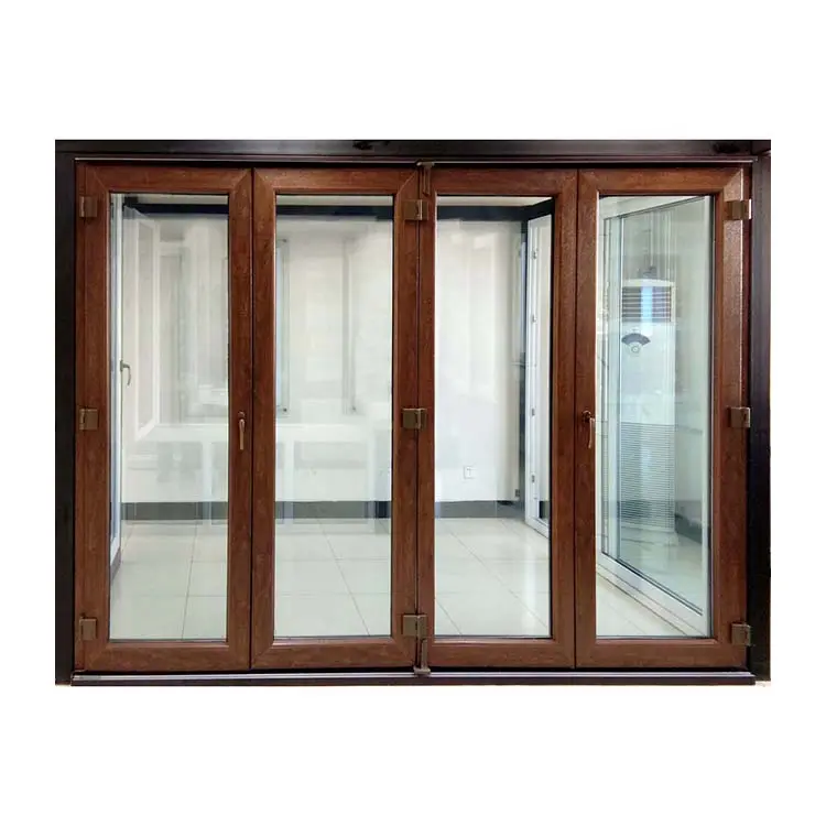 KDSBuilding estilo francés transparente banda magnética cortina tela hangar espuma Pvc puerta plegable