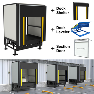 Großhandel Kompletter Satz von Lade-und Entlade geräten für Hotels Inklusive neuer Ladedock-Leveler und Shelter Dock Seal - Product Image 2