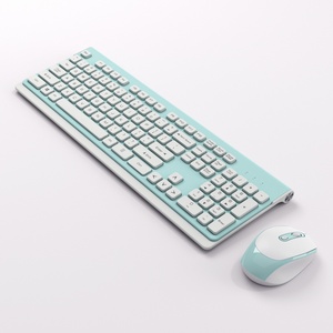 Teclado silencioso de perfil bajo para PC Tecla completa 104 Tecla 2,4G Teclado inalámbrico personalizado - Product Image 1