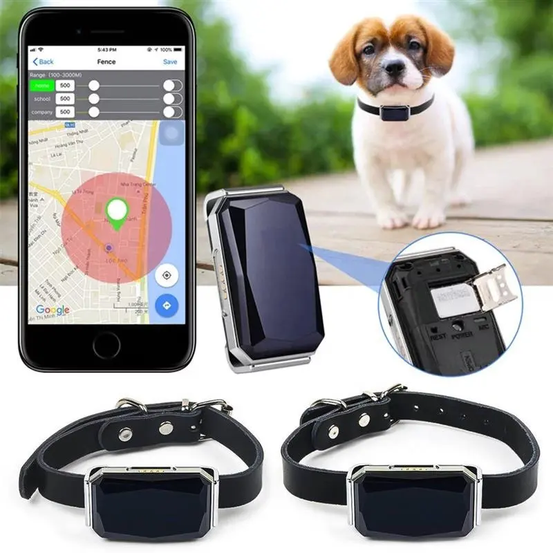 Rastreador inteligente para mascotas, localizador GPS, Seguimiento para perro, gato, pulsera G12, dispositivo de seguimiento, rastreador GPS para mascotas