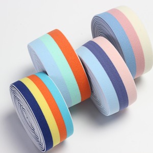 Impresión de logotipo personalizable, accesorio de ropa deportiva de 38mm de ancho, cintura elástica, patrón de dibujos animados para uso DIY, correas elásticas - Product Image 4