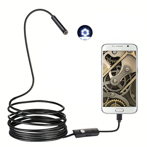 OEM USB 3 in 1 USB endüstriyel endoskop kamera ile IP67 su geçirmez LED 7mm Lens - Product Image 1