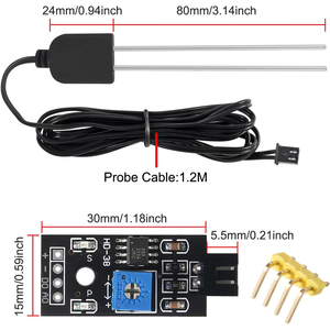 Bodenfeuchte sensor und Boden detektor modul Bodenfeuchte test Feuchtigkeit stest Korrosions beständigkeit sonde - Product Image 3