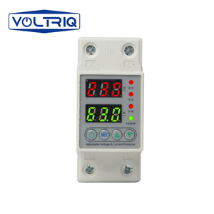 Voltriq High Quality Din Rail AC and DC over and under <strong>Voltage</strong> over Current Protector Device 40A S63Aingle Phase Electric VAP - Product Image 1