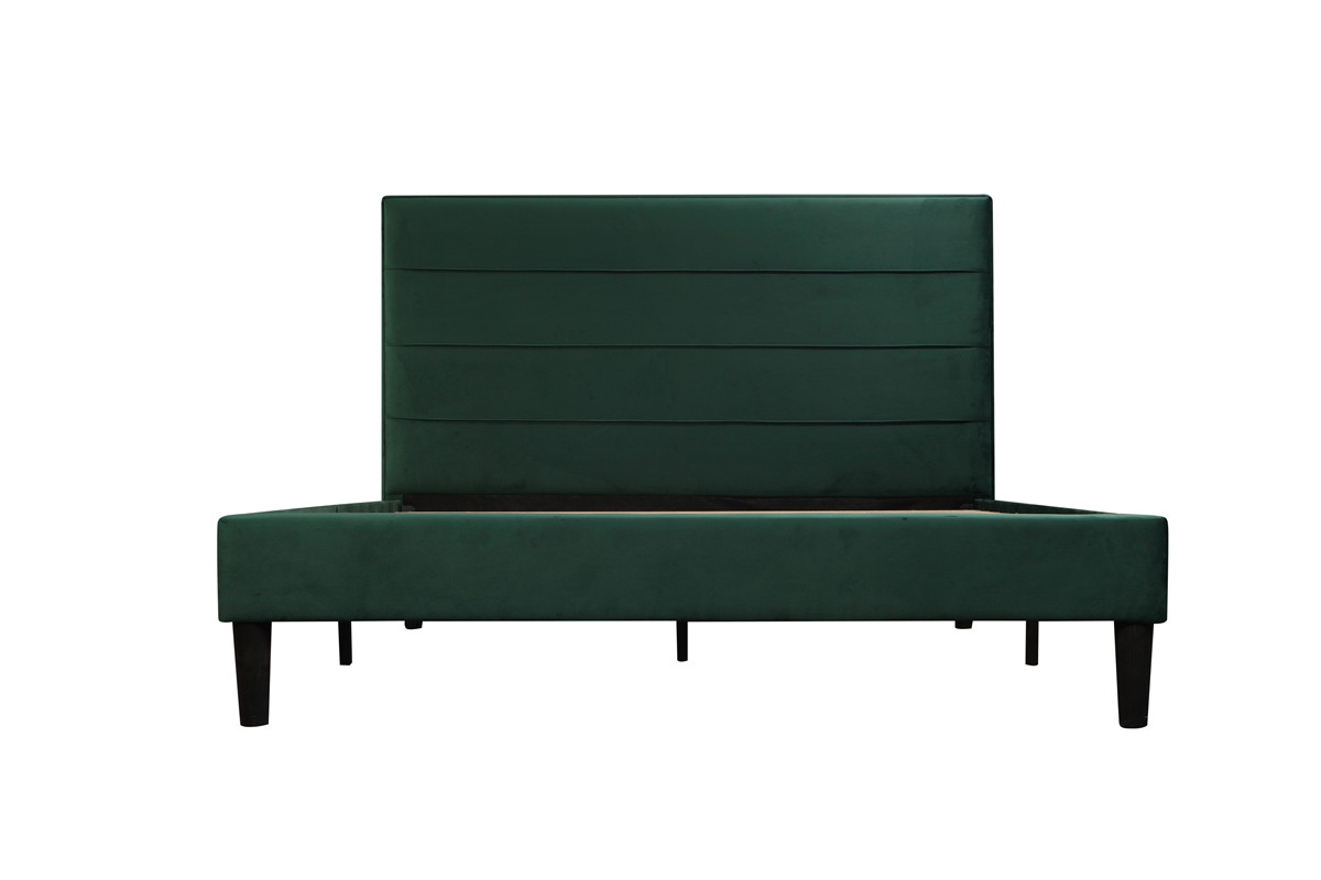 Luxury modern furniture double queen upholstered bed with drawers an queen size support mail order packaging