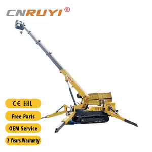 से प्रमाणित टेलीस्कोपिक बूम लिफ्ट लिफ्ट 3 टन से 13 टन मोटा टेरियन क्रॉलर मकड़ी क्रेन - Product Image 1