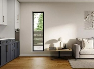 American Style Double Safety Glass Wohn stahl fenster offen Feste Schiebe klapp stile-Schall dichte Funktion Französisches Design - Product Image 3