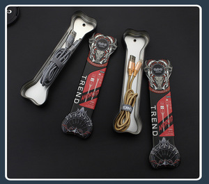 SD-143 özelleştirilmiş fantezi veri kablosu konektörü 2.4A 1M hızlı şarj USB tip C Apple 15 16 için Oneplus için Huawei için Xiaomi - Product Image 4
