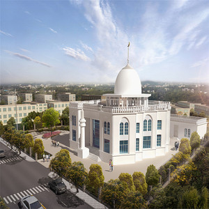 China Supply Modular Quick Build Light Prefab Steel <strong>Structure</strong> Church Curved Insulated Steel Building - Product Image 6